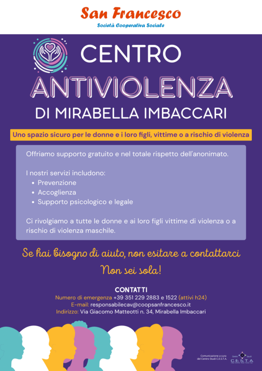 Centro Anti Violenza di Mirabella Imbaccari: un presidio contro la violenza di genere